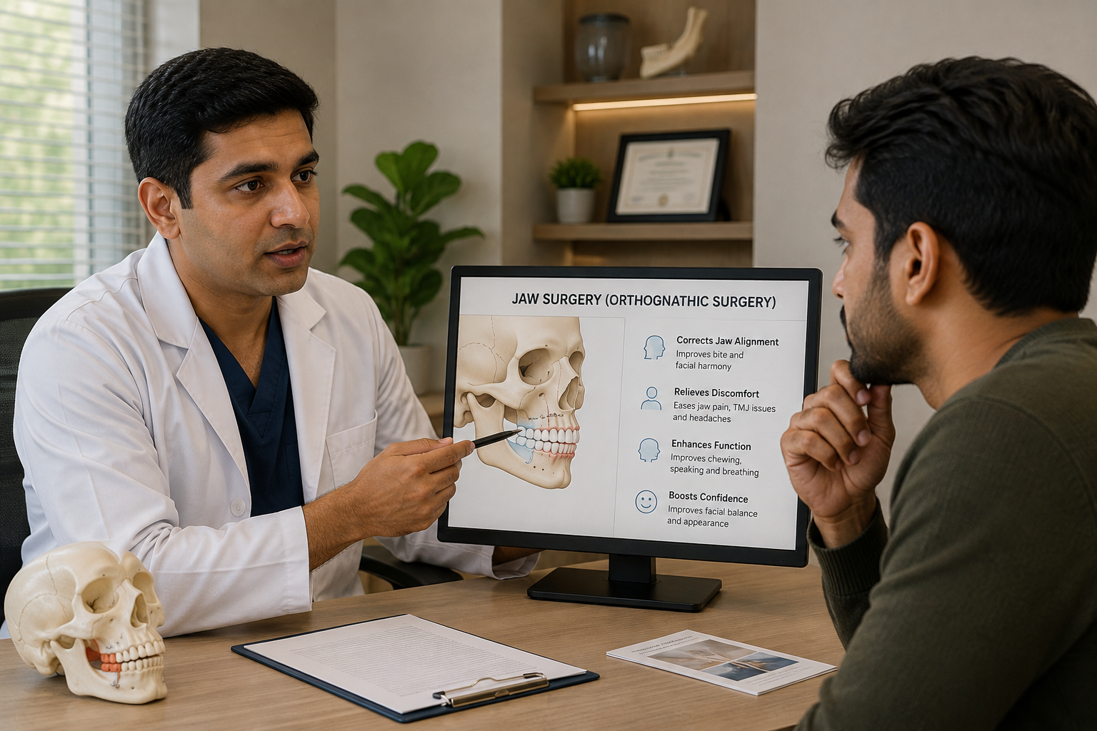 Jaw surgery patient education